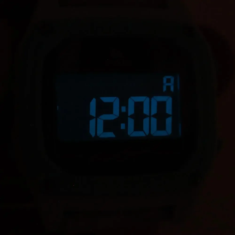 Freestyle Shark Clip Digital Watch 38mm Light Blue Nylon Strap with New Battery